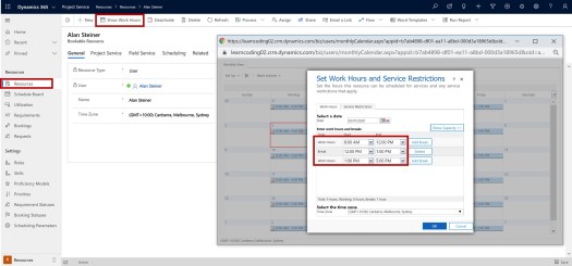 Schedule Board Booked Hours Percentage 2