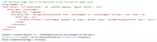 Retrieve Process Stage Data post-update